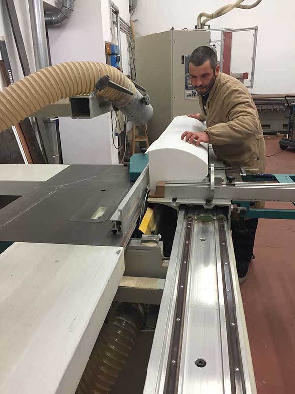 Immagine della lavorazione da parte di Eliservice